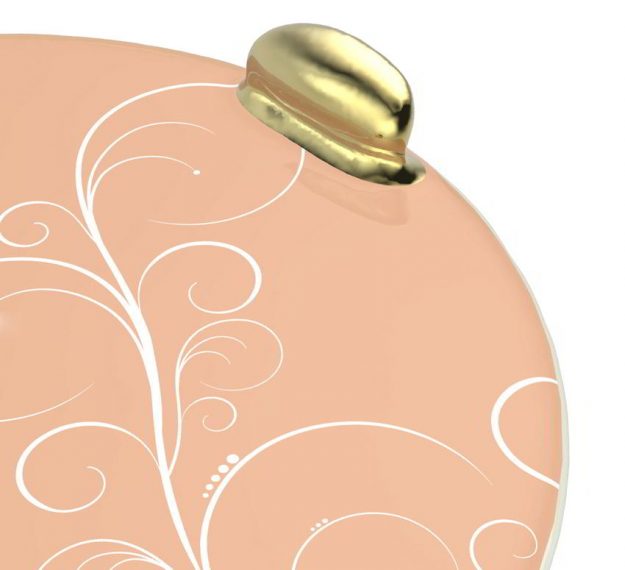 Rose Gold Desserts Platter Designed by Anna Vasily - Detail View