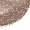 Brown Dessert Plates with a Retro Pattern Designed by Anna Vasily - Detail View