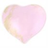 Pink Heart Plates for Romantic Valentine's Day in Bed by Anna Vasily - Top View