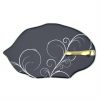 Navy Blue Canape Plates With Handle Designed by Anna Vasily - Top View