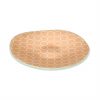 Organic Shaped Small Bread Plates in Matte Gold by Anna Vasily - 3/4 View