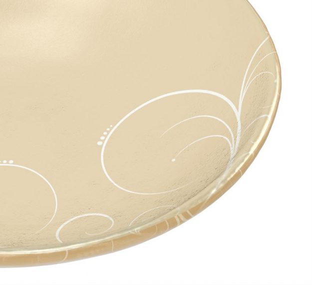 Set of 2 Round Modern Small Salad Bowls Designed by Anna Vasily - Detail View
