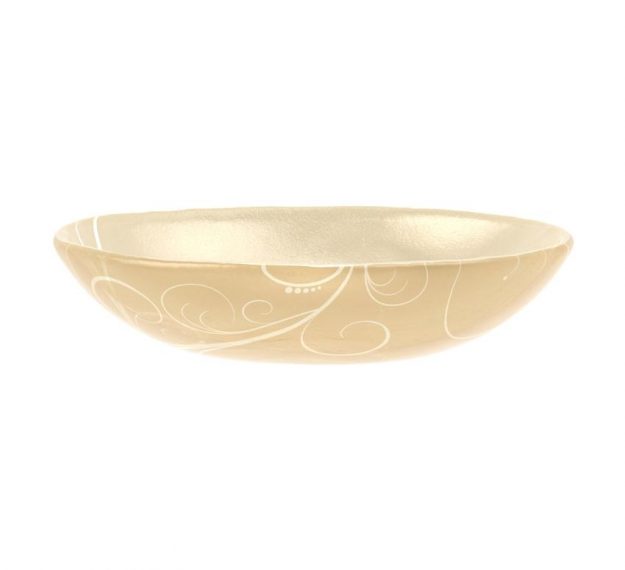 Set of 2 Round Modern Small Salad Bowls Designed by Anna Vasily - Side View