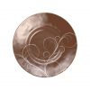 A Set of Large Pasta Plates / Risotto Bowl in Brown by Anna Vasily - Measure View
