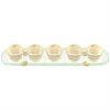 Organic Spice Holder Bowls with Spice Tray Designed by Anna Vasily - 3/4 View