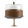 Cake Stand with Dome for a Small Cake by Anna Vasily - Side View
