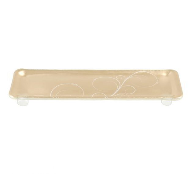 Handcrafted Rectangular Petit Fours Plate Designed by Anna Vasily - 3/4 View