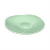 Mint Green Small Side Plates with Floral Pattern by Anna Vasily - 3/4 View