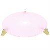 Pink Cake Tray With Brass Supports Designed by Anna Vasily - 3/4 View