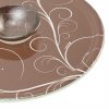 Brown Chip Dip Platter with Bowl Designed by Anna Vasily - Detail View