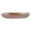 Organic Mini Canape Dish in Metallic Brown Designed by Anna Vasily - Side View
