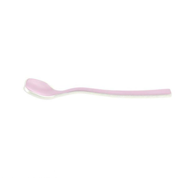 Pink Dessert Spoon Set of 6 Designed by Anna Vasily - 3/4 View