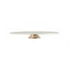 White Pedestal Cake Stand Understated Elegance by Anna Vasily - Measure View