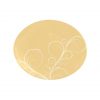 Yellow Gold Charger Plates, Naturally Gorgeous Design by Anna Vasily - Measure View