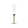 Set/2 Designer Champagne Glasses Designer Glassware by Anna Vasily - Measure View