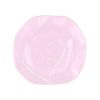 Organic Shaped Pink Charger Plates Designed by Anna Vasily - Measure View