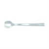 Long Dessert Spoon Tinged in Light Dawn Blue by Anna Vasily - Top View