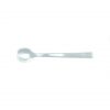 Long Dessert Spoon Tinged in Light Dawn Blue by Anna Vasily - Measure View