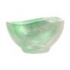 Small Green Noodle Bowl Full of Beautiful Imperfections by AnnaVasily - Side View