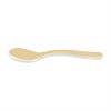 Cream-Coloured Small Glass Tea Spoon Designed by Anna Vasily - 3/4 View