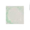 Square Side Plates in Mint Green Designed by Anna Vasily - Measure View