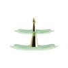 Mint Green High Tea Stand Designed by Anna Vasily - Measure View