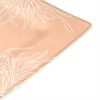Square Dinner Plates in Floral Rose Gold, Designed by Anna Vasily - Detail View