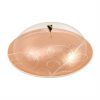 Stylish Gold Platter with Dome Designed by Anna Vasily - 3/4 View