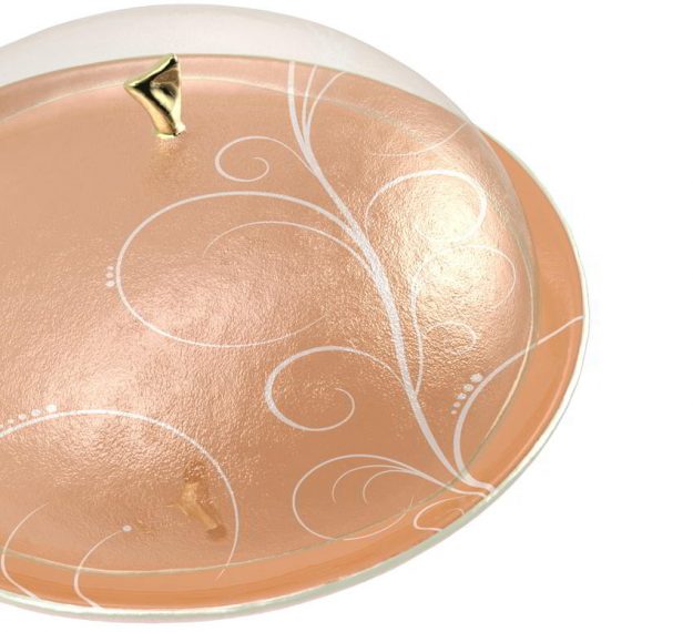 Stylish Gold Platter with Dome Designed by Anna Vasily - Detail View