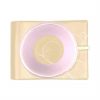 Handcrafted Modern Pink Tea Cups and Saucers Designed by Anna Vasily - Top View