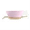 Handcrafted Modern Pink Tea Cups and Saucers Designed by Anna Vasily - Side View