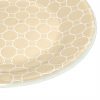 Handcrafted Pretty Side Plates in Beige Designed by Anna Vasily - Detail View