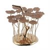 Nature Inspired Brass Petit Four Stand Macaroon Stand by AnnaVasily - 3/4 View