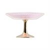 Pink Cupcake Stand on a Pedestal Designed by Anna Vasily - Side View