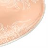 Romantic Floral Rose Gold Pasta Plates Designed by Anna Vasily - Detail View