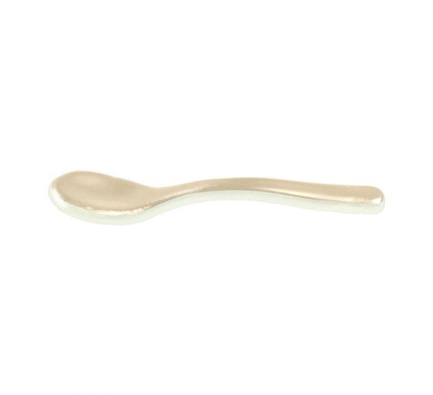 Cream-Beige Small Teaspoons Designed by Anna Vasily - 3/4 View