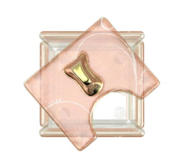 Rose Gold Small Sugar Caddy Designed by Anna Vasily - Top View