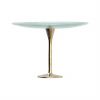 Classic Blue Cake Pedestal A Stylish Addition by Anna Vasily - Side View