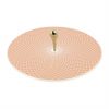 Rose Gold Platter with Polished Brass Handle Designed by Anna Vasily - 3/4 View