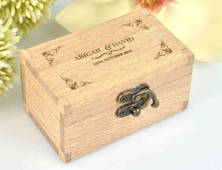 Engraved Wooden Box