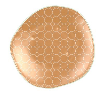 The Alexa gold dinner plate is shaped in an artistic style, in matte gold in our retro Sixties pattern. Adorn your table with Alexa gold dinner plate and enjoy the compliments from your friends and family!