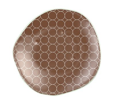 The Alexa gold dinner plate is shaped in an artistic style, in matte gold in our retro Sixties pattern. Adorn your table with Alexa gold dinner plate and enjoy the compliments from your friends and family!