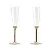 Modern Champagne Glasses, Set of 2, Stylishly Made by Anna Vasily - Set View