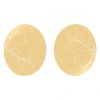 Yellow Gold Charger Plates, Naturally Gorgeous Design by Anna Vasily - Set View