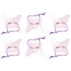 Bridal Shower Pink Napkin Rings Designed by Anna Vasily - Set View