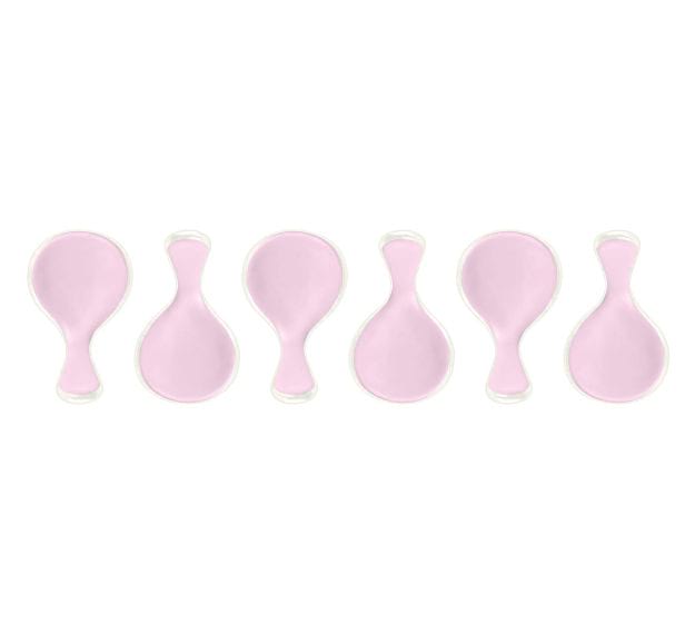 Small Pink Canape Spoon Set Designed by Anna Vasily - Set View