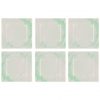 Square Side Plates in Mint Green Designed by Anna Vasily - Set View