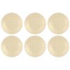 Handcrafted Pretty Side Plates in Beige Designed by Anna Vasily - Set View