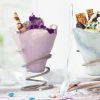 Organic Shaped Pink Ice Cream Bowls, Jesse by Anna Vasily