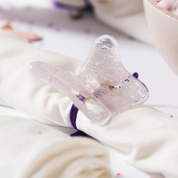Pink Napkin Rings by Anna Vasily